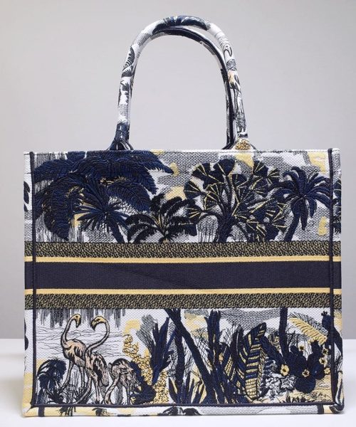 1:1 Replica Christian Dior Large Dior Book Tote Black Multicolor, For Women, Women’s Handbags 16.5in/42cm CD