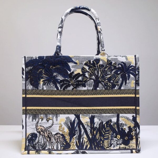 1:1 Replica Christian Dior Large Dior Book Tote Black Multicolor, For Women, Women’s Handbags 16.5in/42cm CD