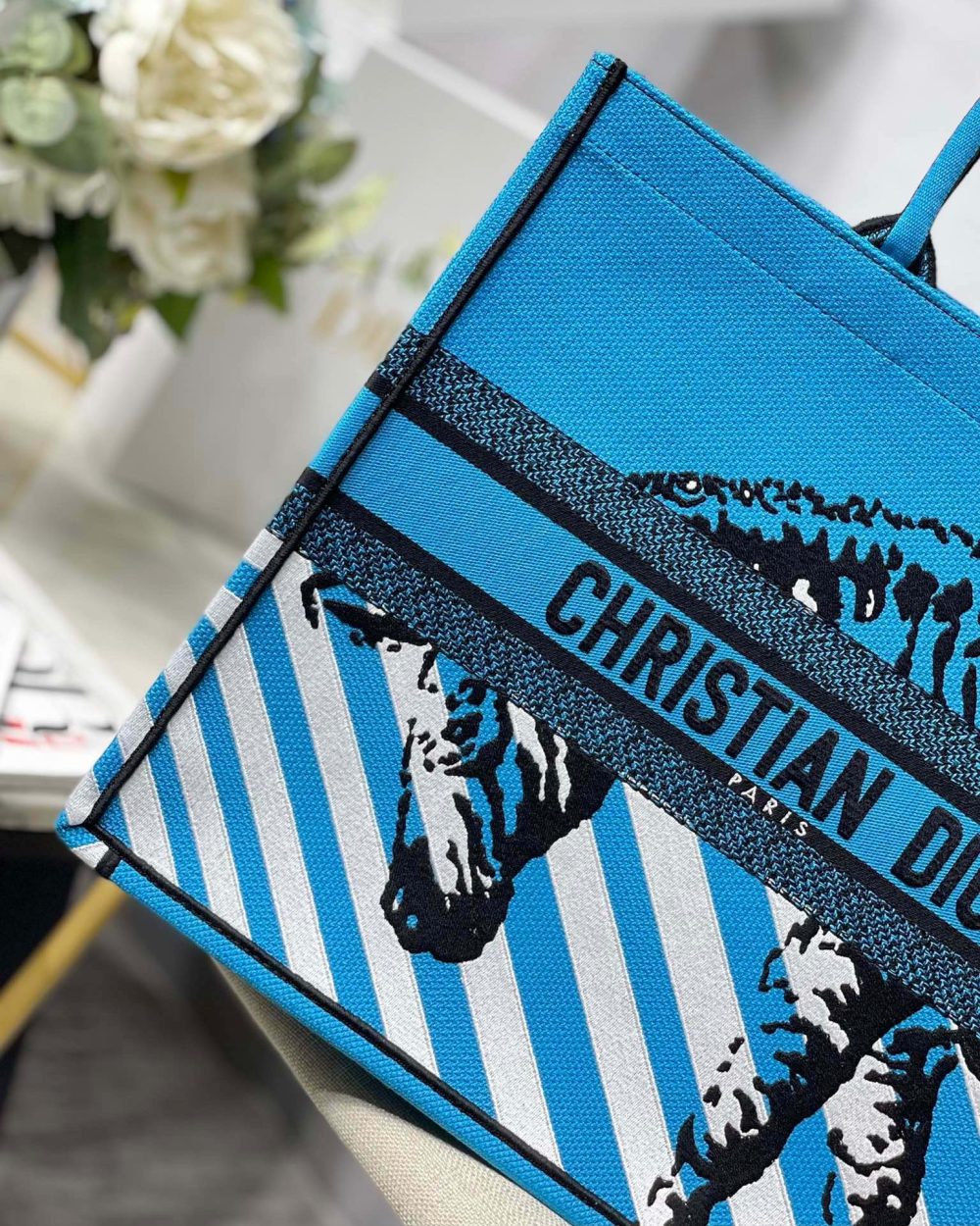 1:1 Replica Christian Dior Large Dior Book Tote Blue And Pink, For Women, Women’s Handbags 16.5in/42cm CD