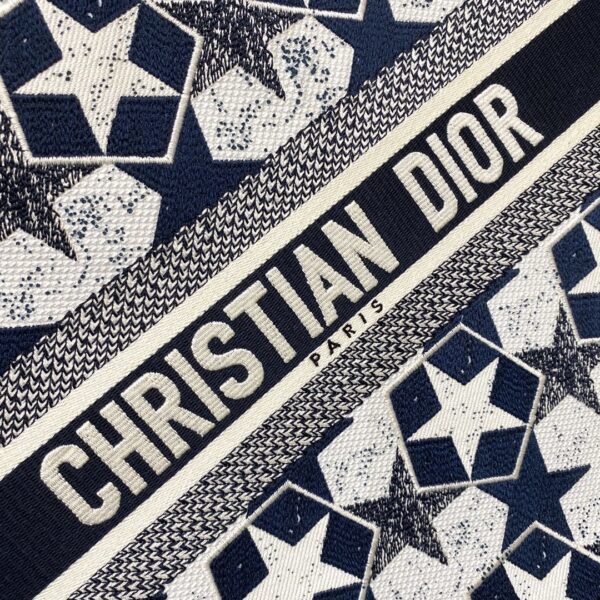 1:1 Replica Christian Dior Large Dior Book Tote Blue and White Dior Étoile Embroidery, Blue/White, For Women Women’s Handbags, 41cm CD M1286ZTQX_M928