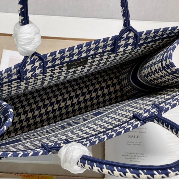 1:1 Replica Christian Dior Large Dior Book Tote Blue And White, For Women, Women’s Handbags 16.5in/42cm CD