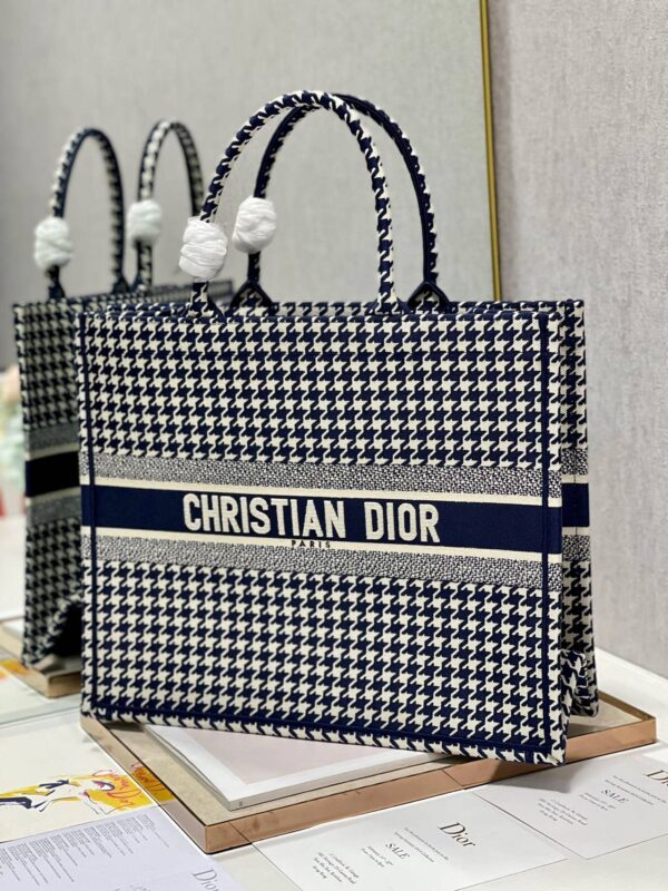 1:1 Replica Christian Dior Large Dior Book Tote Blue And White, For Women, Women’s Handbags 16.5in/42cm CD