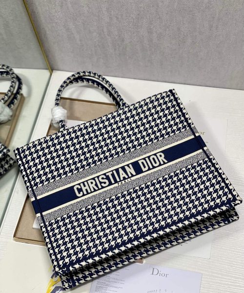 1:1 Replica Christian Dior Large Dior Book Tote Blue And White, For Women, Women’s Handbags 16.5in/42cm CD