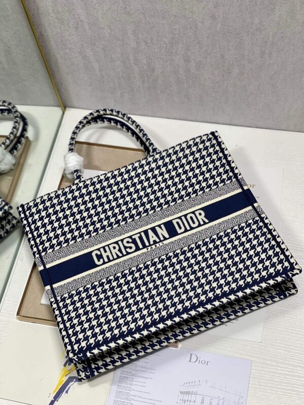 1:1 Replica Christian Dior Large Dior Book Tote Blue And White, For Women, Women’s Handbags 16.5in/42cm CD
