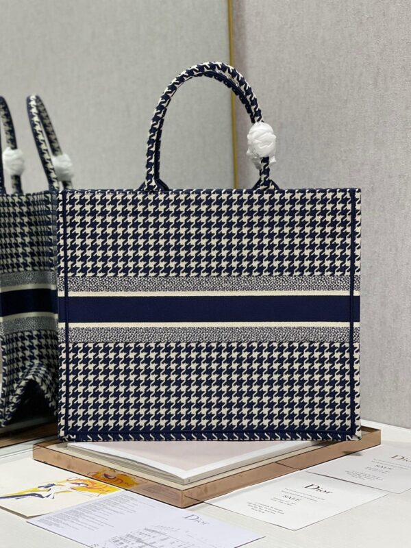 1:1 Replica Christian Dior Large Dior Book Tote Blue And White, For Women, Women’s Handbags 16.5in/42cm CD