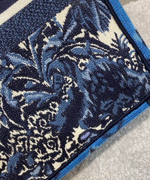 1:1 Replica Christian Dior Large Dior Book Tote Blue For Women 16.5in/42cm CD M1286ZRIW