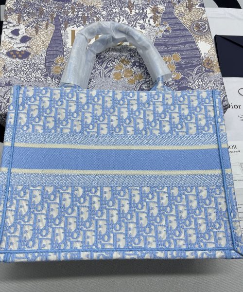 1:1 Replica Christian Dior Large Dior Book Tote Blue, For Women, Women’s Handbags 16.5in/42cm CD