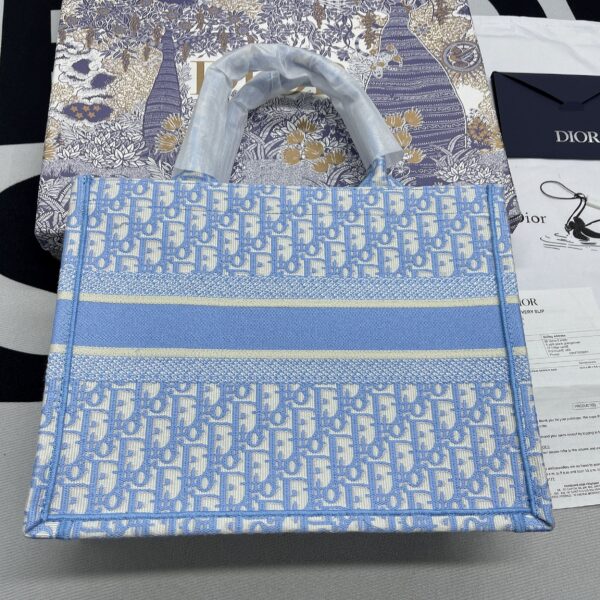 1:1 Replica Christian Dior Large Dior Book Tote Blue, For Women, Women’s Handbags 16.5in/42cm CD