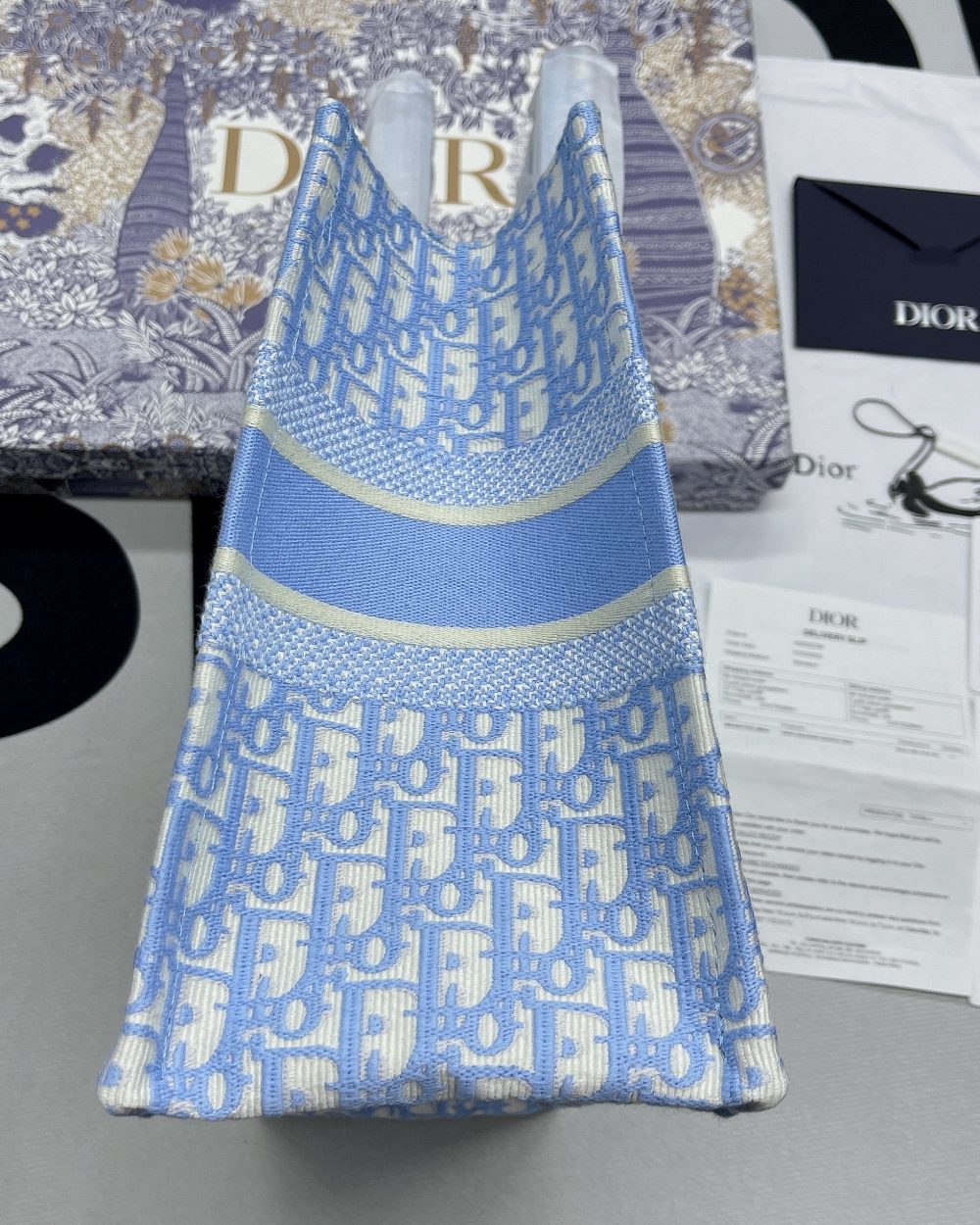 1:1 Replica Christian Dior Large Dior Book Tote Blue, For Women, Women’s Handbags 16.5in/42cm CD