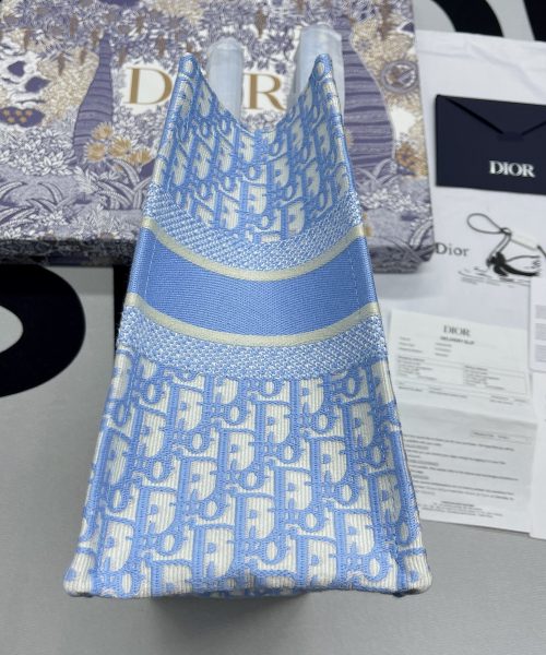 1:1 Replica Christian Dior Large Dior Book Tote Blue, For Women, Women’s Handbags 16.5in/42cm CD