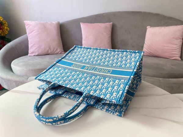 1:1 Replica Christian Dior Large Dior Book Tote Blue, For Women, Women’s Handbags 16.5in/42cm CD