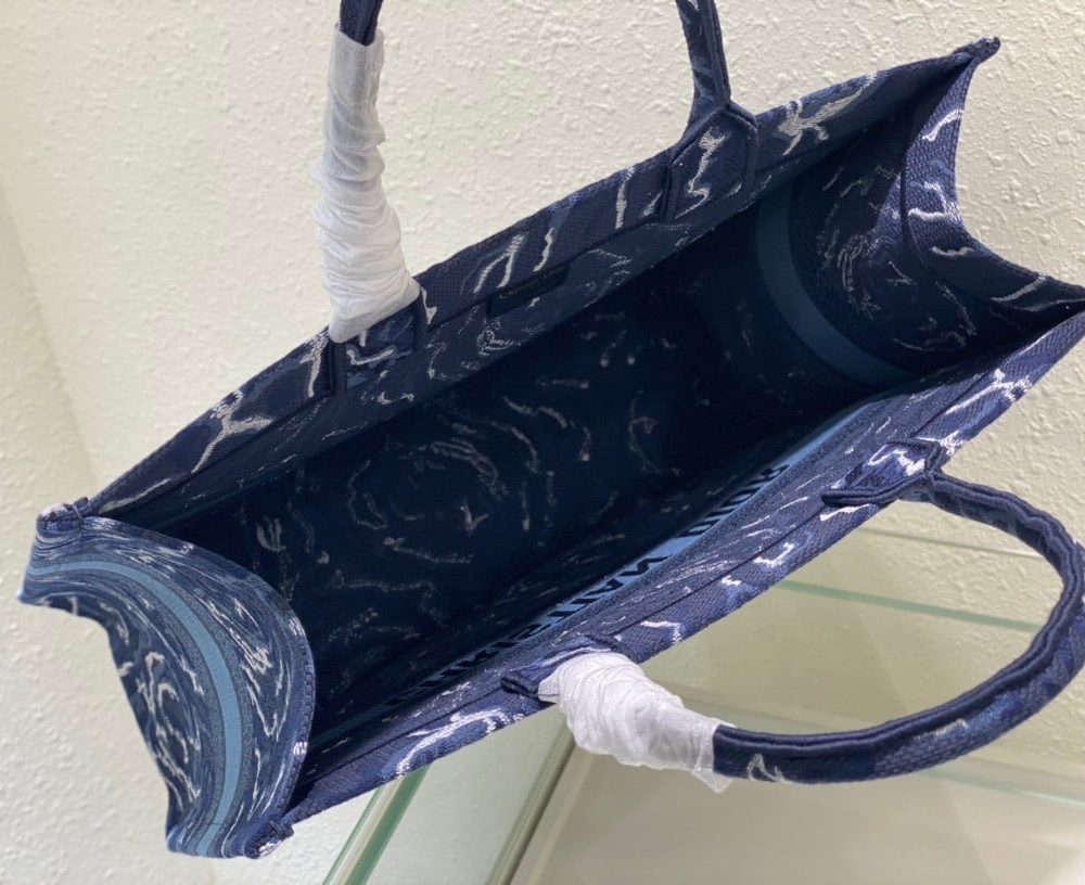 1:1 Replica Christian Dior Large Dior Book Tote Blue, For Women, Women’s Handbags 16.5in/42cm CD M1286ZRVG_M928