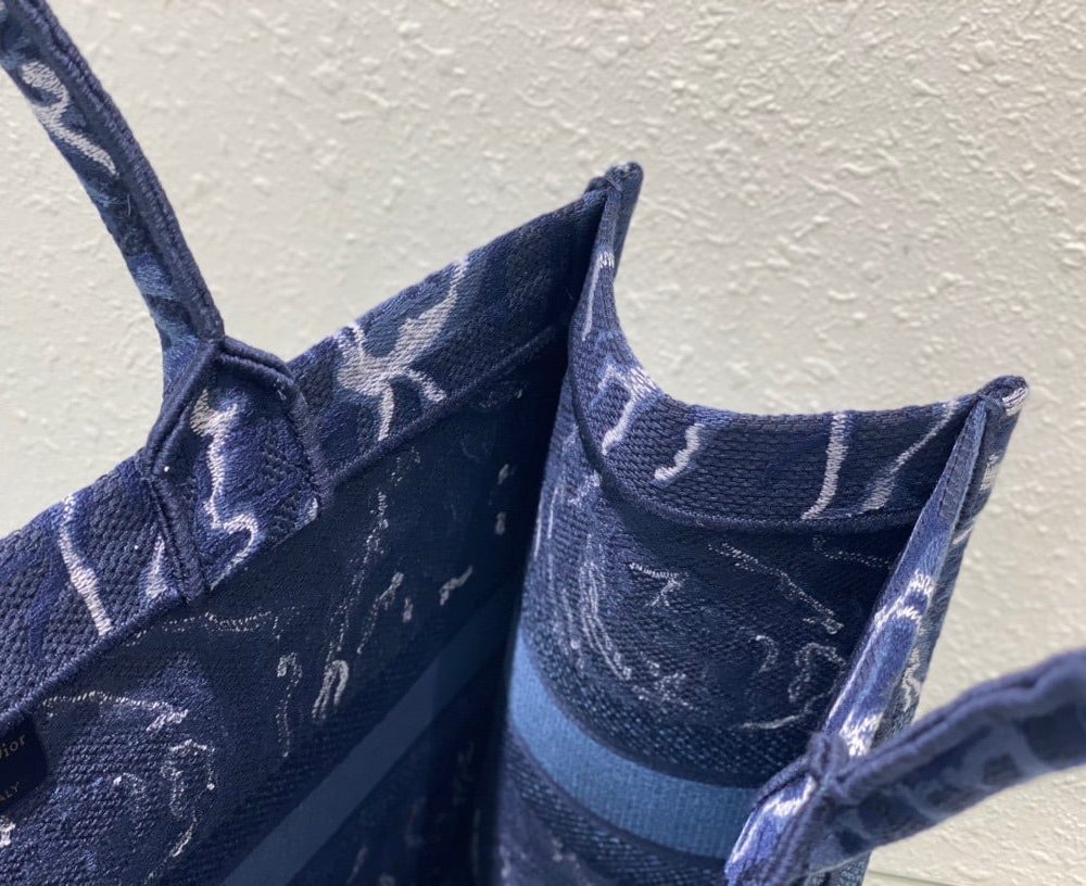 1:1 Replica Christian Dior Large Dior Book Tote Blue, For Women, Women’s Handbags 16.5in/42cm CD M1286ZRVG_M928