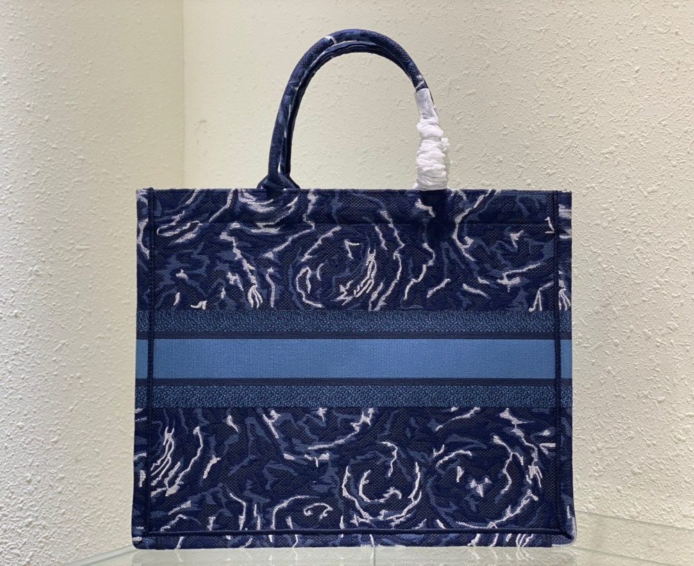 1:1 Replica Christian Dior Large Dior Book Tote Blue, For Women, Women’s Handbags 16.5in/42cm CD M1286ZRVG_M928