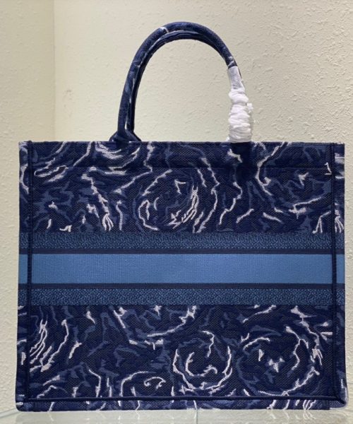 1:1 Replica Christian Dior Large Dior Book Tote Blue, For Women, Women’s Handbags 16.5in/42cm CD M1286ZRVG_M928