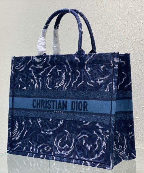 1:1 Replica Christian Dior Large Dior Book Tote Blue, For Women, Women’s Handbags 16.5in/42cm CD M1286ZRVG_M928