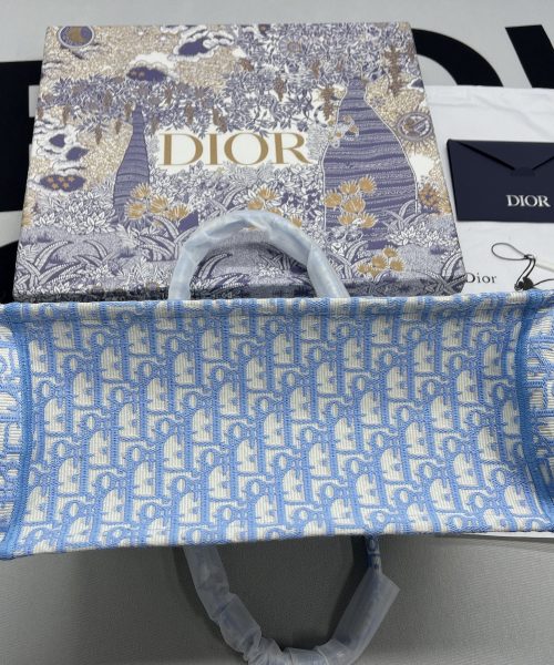 1:1 Replica Christian Dior Large Dior Book Tote Blue, For Women, Women’s Handbags 16.5in/42cm CD