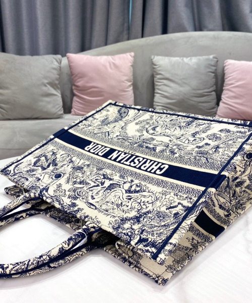 1:1 Replica Christian Dior Large Dior Book Tote Blue Multicolor, For Women, Women’s Handbags 16.5in/42cm CD