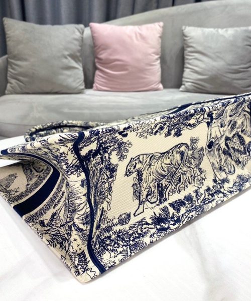 1:1 Replica Christian Dior Large Dior Book Tote Blue Multicolor, For Women, Women’s Handbags 16.5in/42cm CD