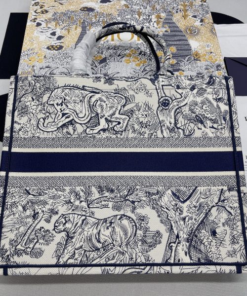 1:1 Replica Christian Dior Large Dior Book Tote Blue Multicolor, For Women, Women’s Handbags 16.5in/42cm CD