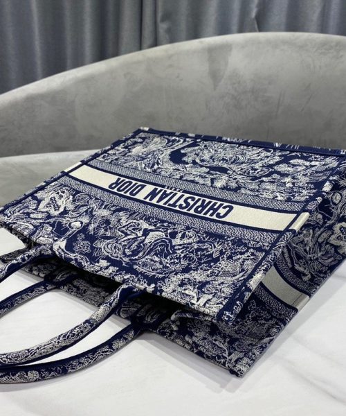 1:1 Replica Christian Dior Large Dior Book Tote Blue Multicolor, For Women, Women’s Handbags 16.5in/42cm CD M1286ZRGO_M928