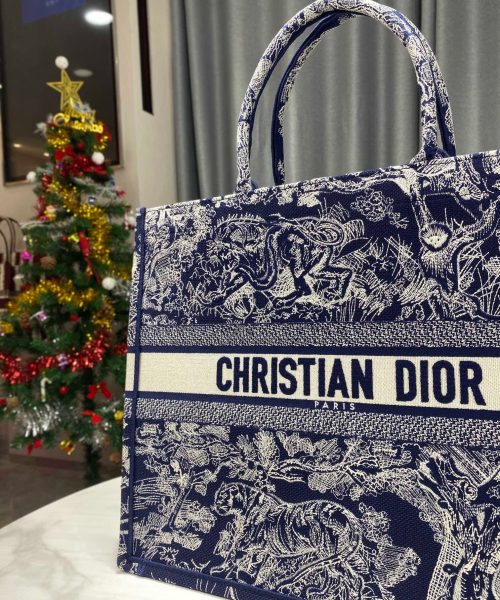 1:1 Replica Christian Dior Large Dior Book Tote Blue Multicolor, For Women, Women’s Handbags 16.5in/42cm CD M1286ZRGO_M928