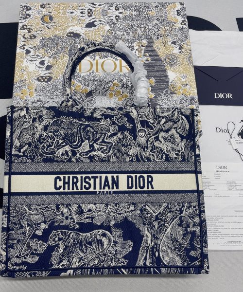 1:1 Replica Christian Dior Large Dior Book Tote Blue Multicolor, For Women, Women’s Handbags 16.5in/42cm CD M1286ZRGO_M928
