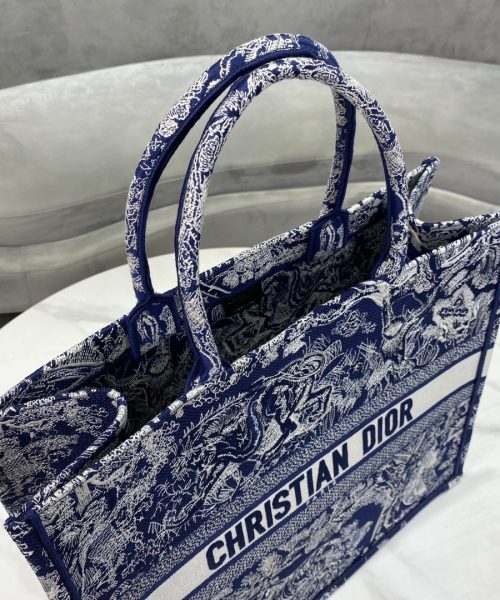 1:1 Replica Christian Dior Large Dior Book Tote Blue Multicolor, For Women, Women’s Handbags 16.5in/42cm CD M1286ZRGO_M928