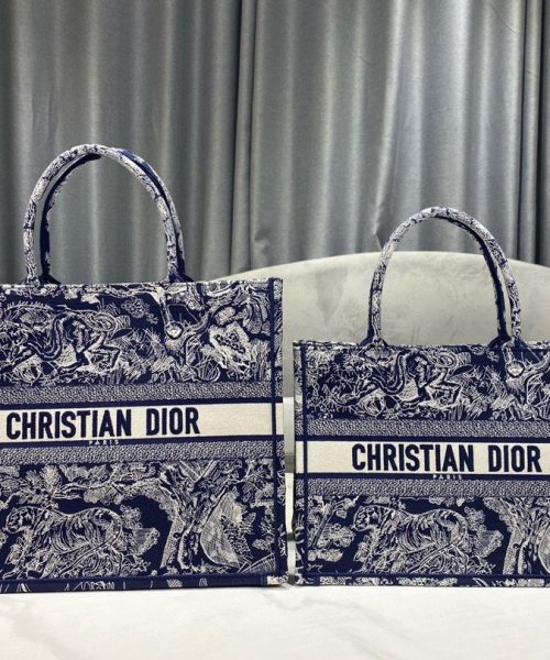 1:1 Replica Christian Dior Large Dior Book Tote Blue Multicolor, For Women, Women’s Handbags 16.5in/42cm CD M1286ZRGO_M928