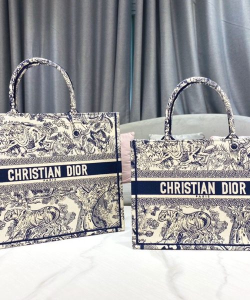 1:1 Replica Christian Dior Large Dior Book Tote Blue Multicolor, For Women, Women’s Handbags 16.5in/42cm CD
