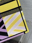 1:1 Replica Christian Dior Large Dior Book Tote Bright Yellow and Pink D-Jungle Pop Embroidery, Yellow/Pink, For Women Women’s Handbags, 41cm CD M1286ZRON_M886