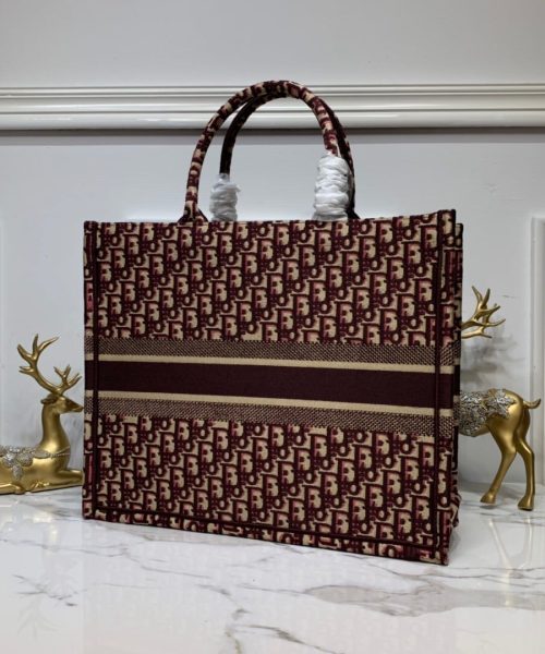 1:1 Replica Christian Dior Large Dior Book Tote Brown For Women 16.5in/42cm CD M1286ZRIW