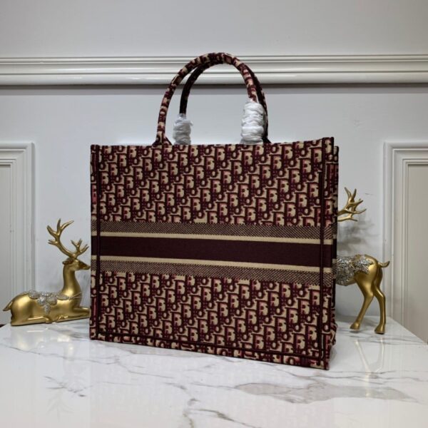 1:1 Replica Christian Dior Large Dior Book Tote Brown For Women 16.5in/42cm CD M1286ZRIW