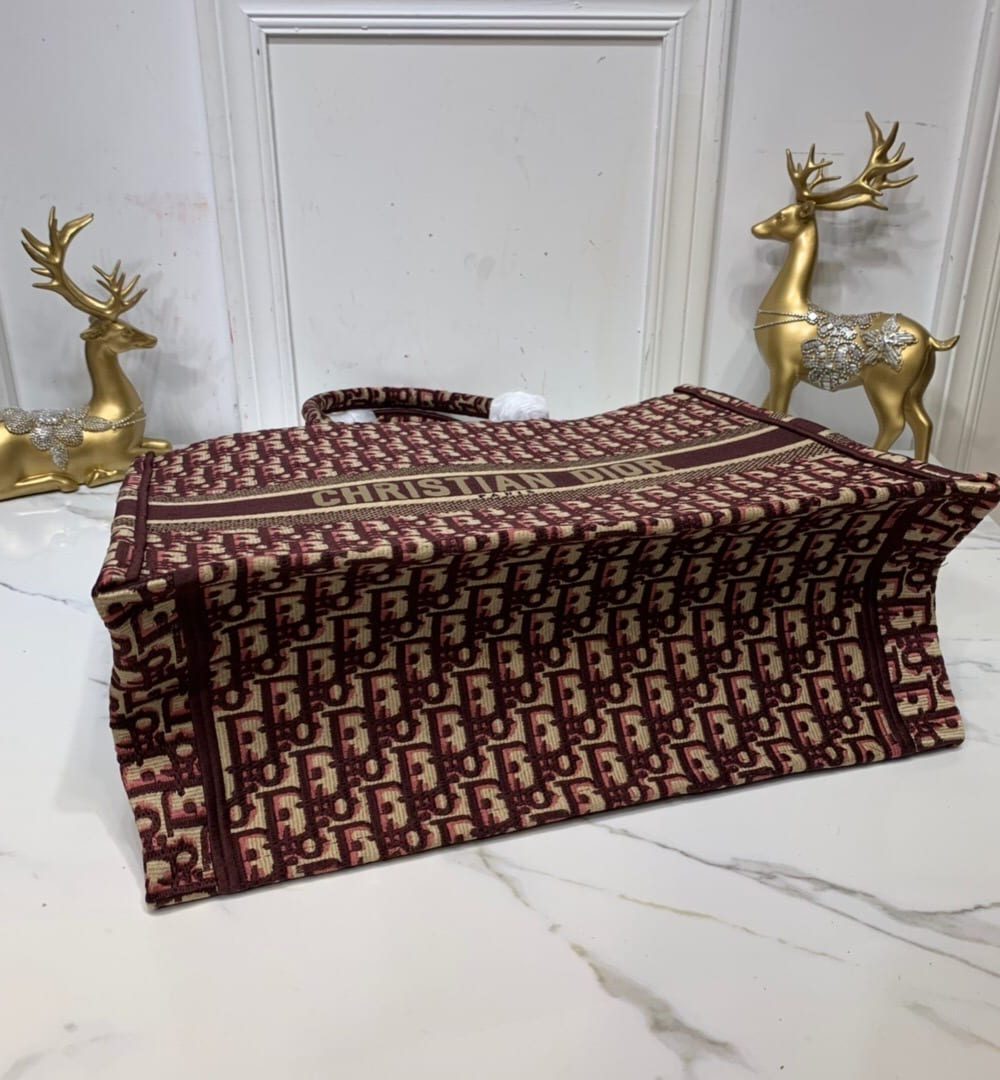 1:1 Replica Christian Dior Large Dior Book Tote Brown For Women 16.5in/42cm CD M1286ZRIW