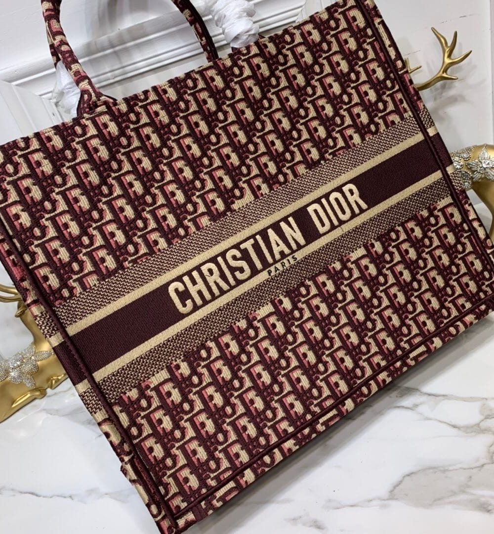 1:1 Replica Christian Dior Large Dior Book Tote Brown For Women 16.5in/42cm CD M1286ZRIW