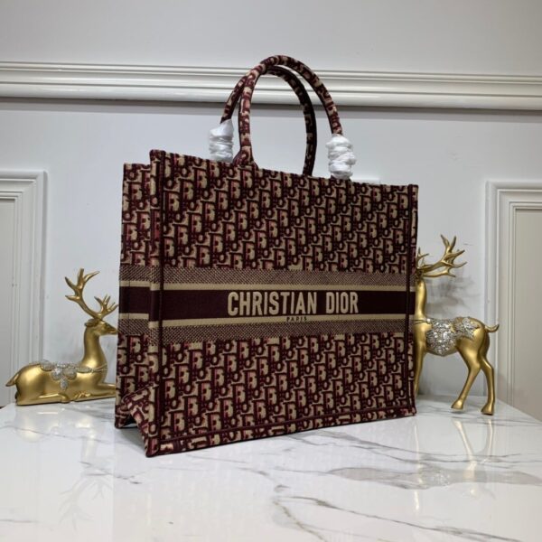 1:1 Replica Christian Dior Large Dior Book Tote Brown For Women 16.5in/42cm CD M1286ZRIW