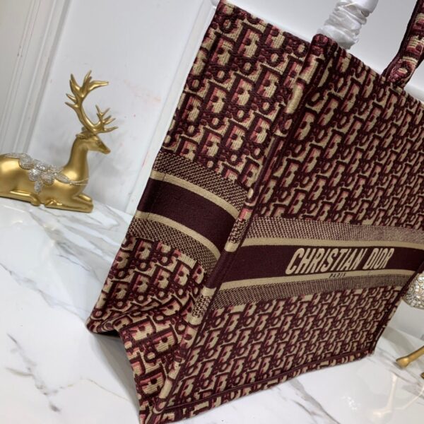 1:1 Replica Christian Dior Large Dior Book Tote Brown For Women 16.5in/42cm CD M1286ZRIW