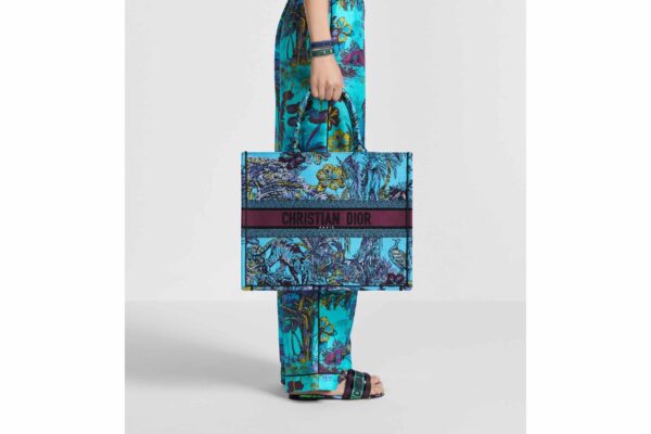 1:1 Replica Christian Dior Large Dior Book Tote Celestial Blue Multicolor For Women M1286ZEUP_M259- 42 Cm/ 16.5 Inches