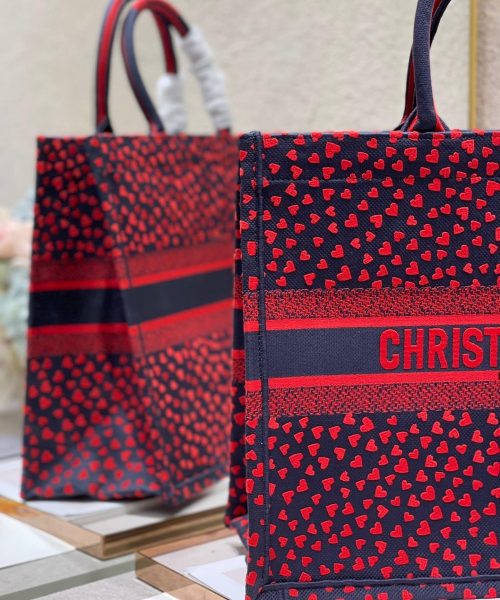 1:1 Replica Christian Dior Large Dior Book Tote Crimson Multicolor, For Women, Women’s Handbags 16.5in/42cm CD