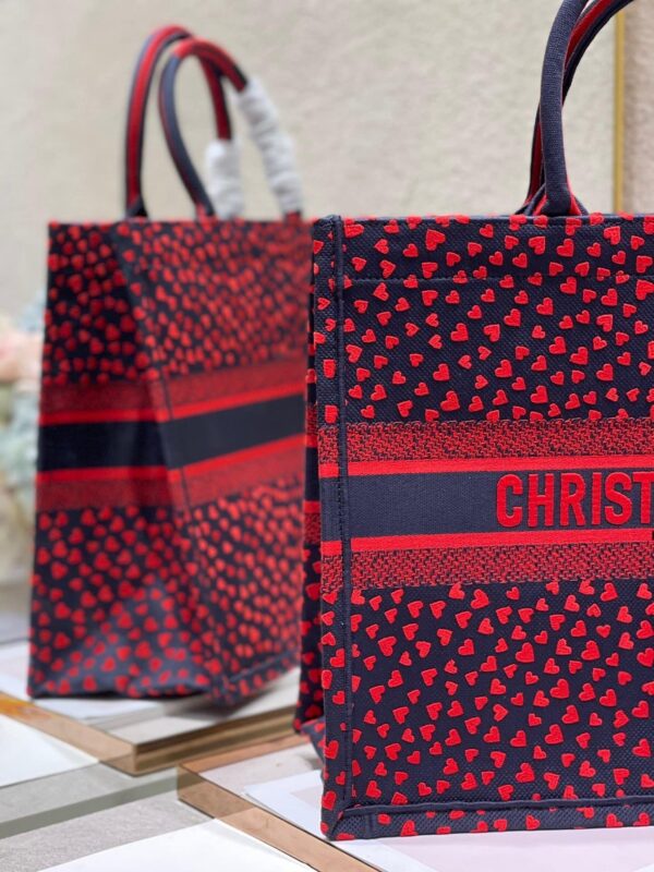 1:1 Replica Christian Dior Large Dior Book Tote Crimson Multicolor, For Women, Women’s Handbags 16.5in/42cm CD
