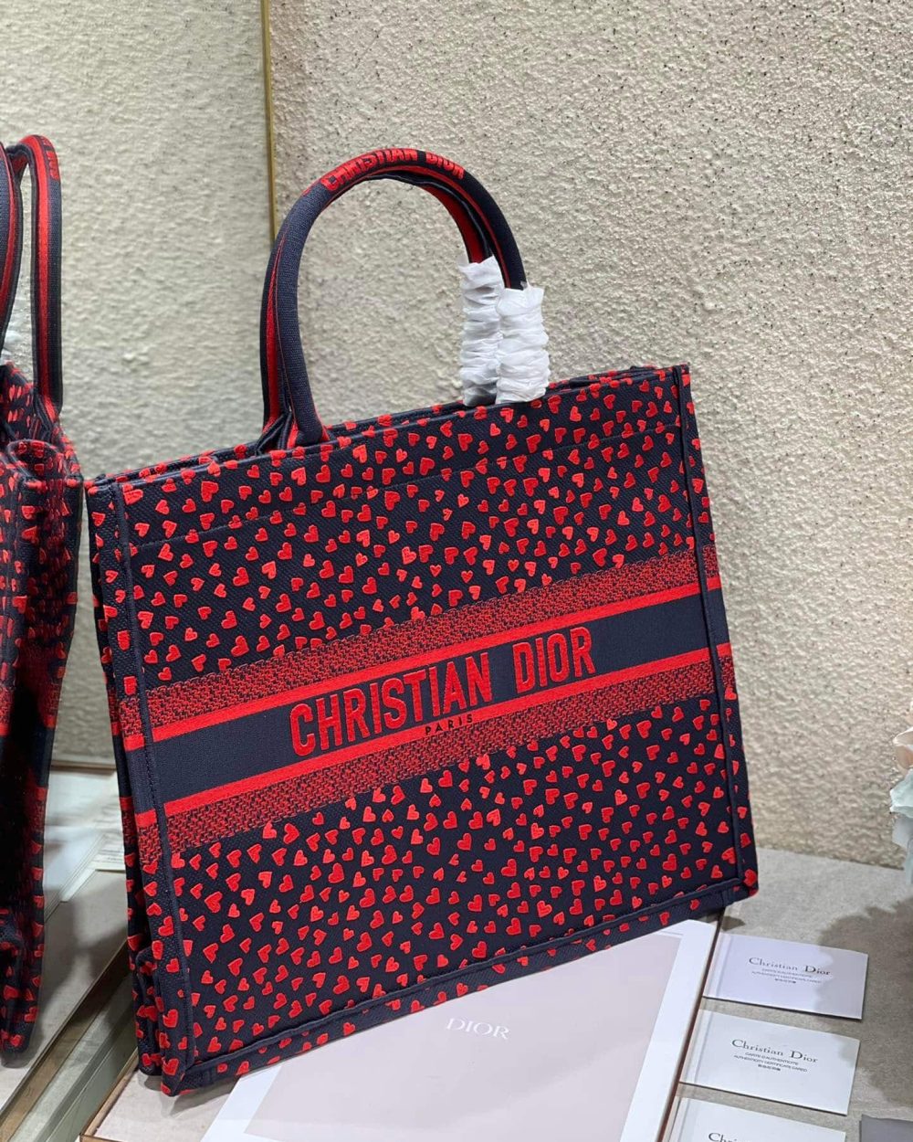 1:1 Replica Christian Dior Large Dior Book Tote Crimson Multicolor, For Women, Women’s Handbags 16.5in/42cm CD