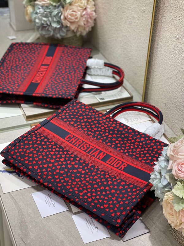 1:1 Replica Christian Dior Large Dior Book Tote Crimson Multicolor, For Women, Women’s Handbags 16.5in/42cm CD