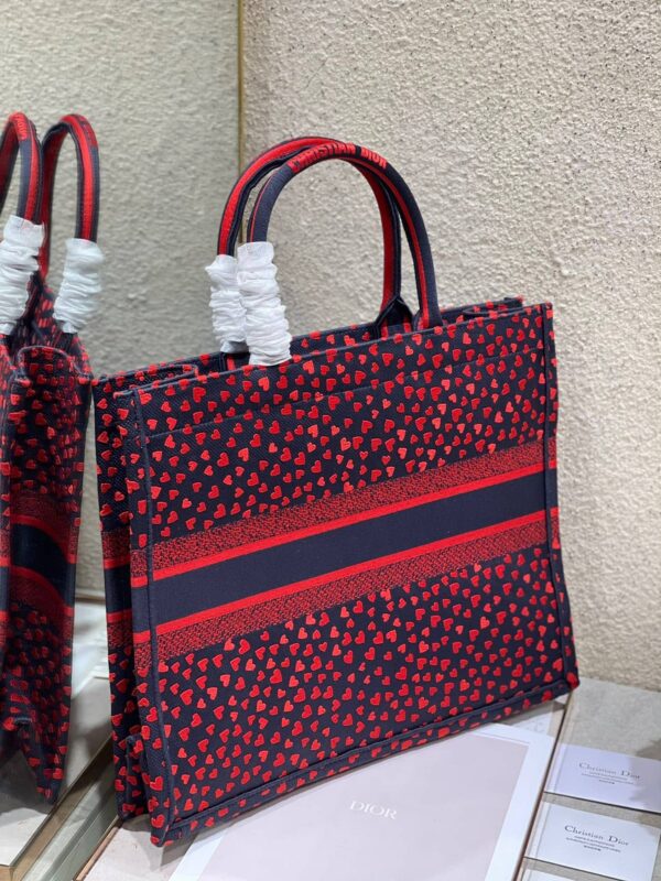 1:1 Replica Christian Dior Large Dior Book Tote Crimson Multicolor, For Women, Women’s Handbags 16.5in/42cm CD