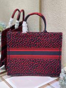 1:1 Replica Christian Dior Large Dior Book Tote Crimson Multicolor, For Women, Women’s Handbags 16.5in/42cm CD