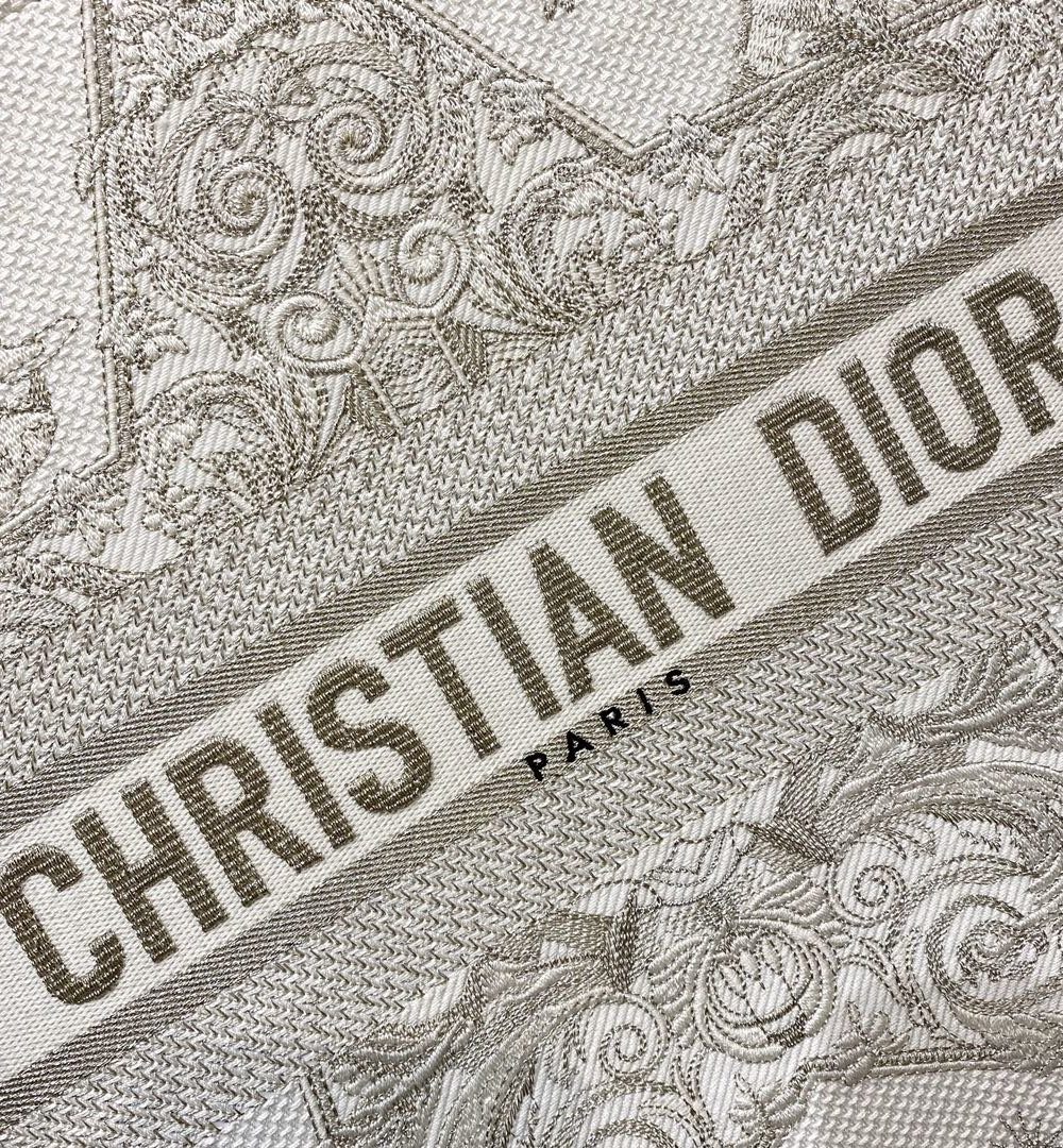1:1 Replica Christian Dior Large Dior Book Tote Gold-Tone Dior Around The World Stella Embroidery, For Women Women’s Handbags, 42cm CD M1286ZTQL_M01E