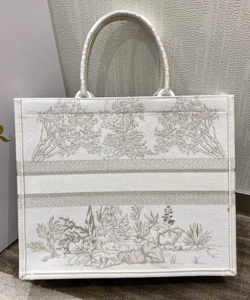 1:1 Replica Christian Dior Large Dior Book Tote Gold-Tone Dior Around The World Stella Embroidery, For Women Women’s Handbags, 42cm CD M1286ZTQL_M01E