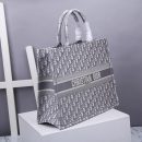 1:1 Replica Christian Dior Large Dior Book Tote Gray, For Women, Women’s Handbags 16.5in/42cm CD M1286ZRIW_M932