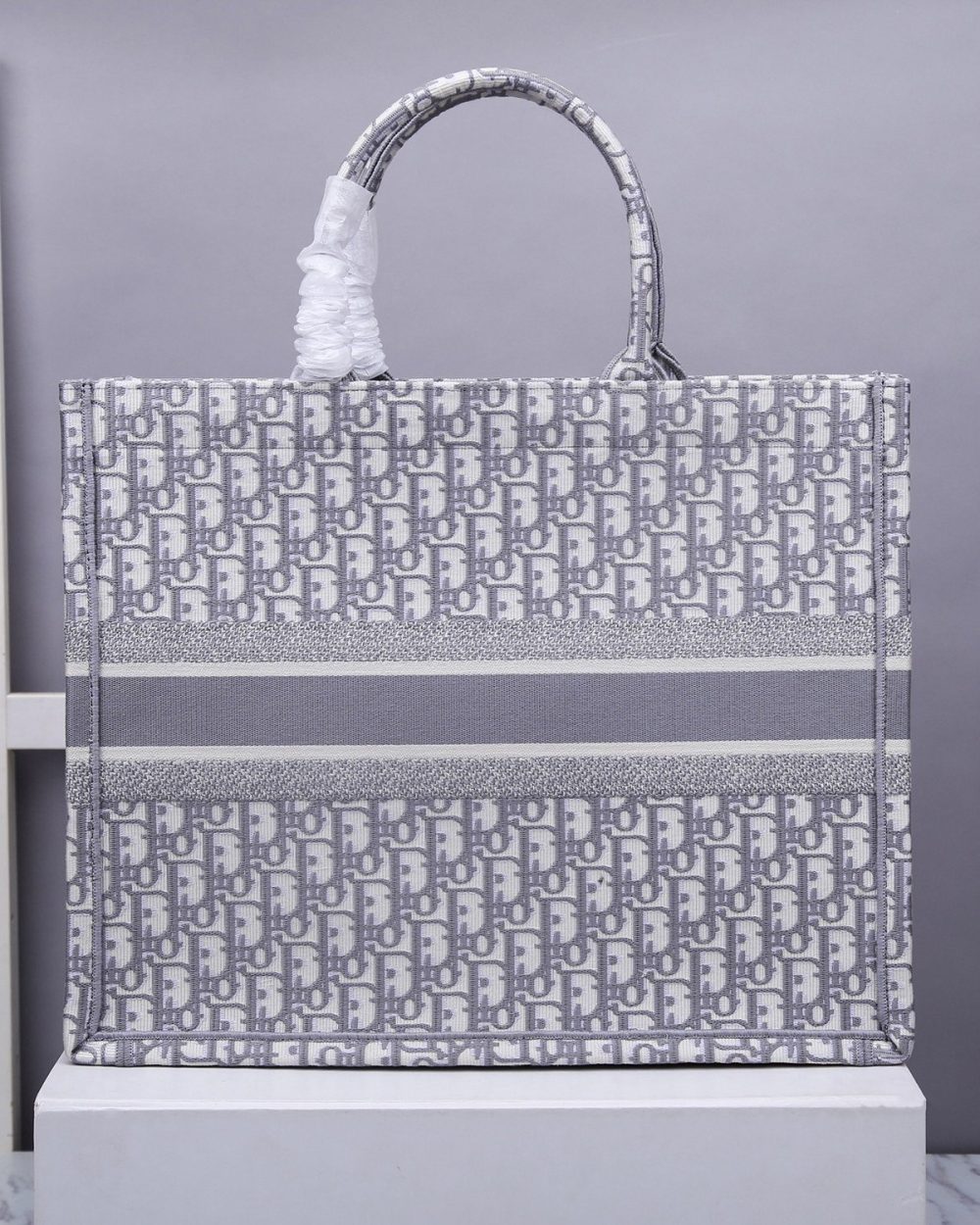1:1 Replica Christian Dior Large Dior Book Tote Gray, For Women, Women’s Handbags 16.5in/42cm CD M1286ZRIW_M932