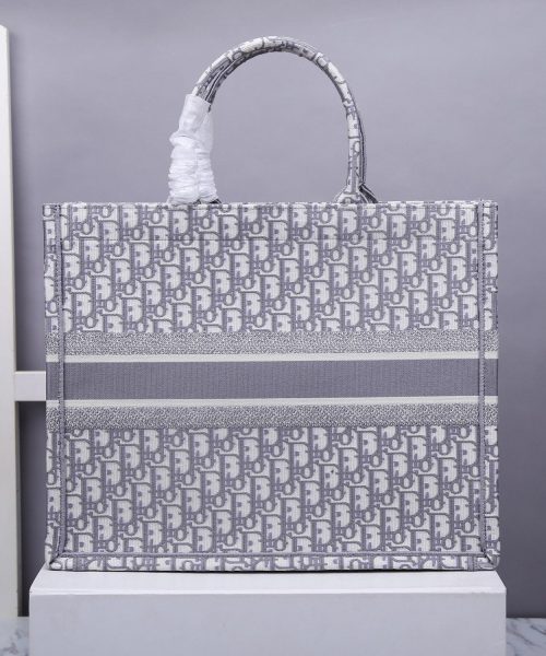 1:1 Replica Christian Dior Large Dior Book Tote Gray, For Women, Women’s Handbags 16.5in/42cm CD M1286ZRIW_M932