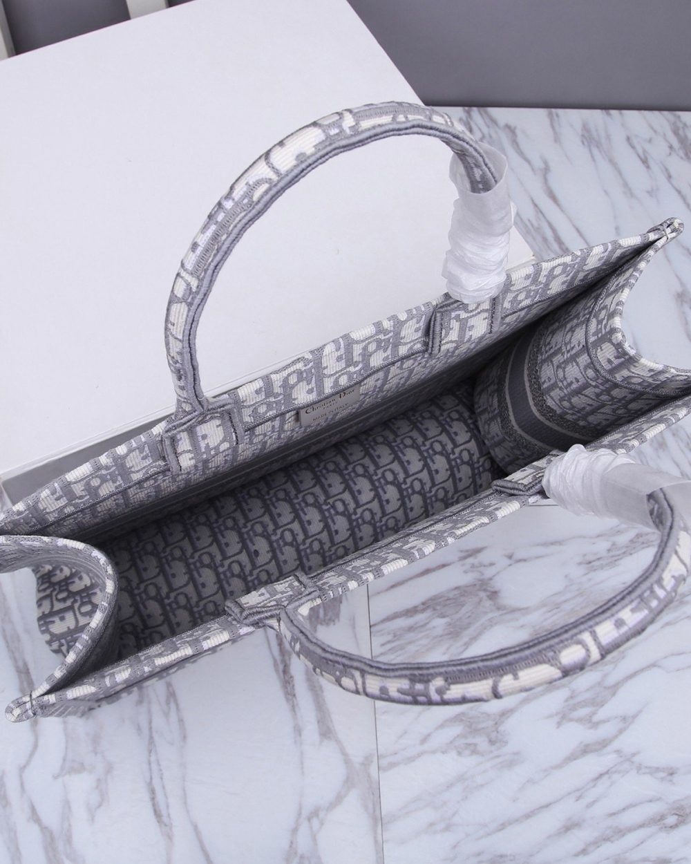 1:1 Replica Christian Dior Large Dior Book Tote Gray, For Women, Women’s Handbags 16.5in/42cm CD M1286ZRIW_M932